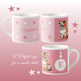 Taza De Espresso Canción de tigre infantil nombre personalizado ros