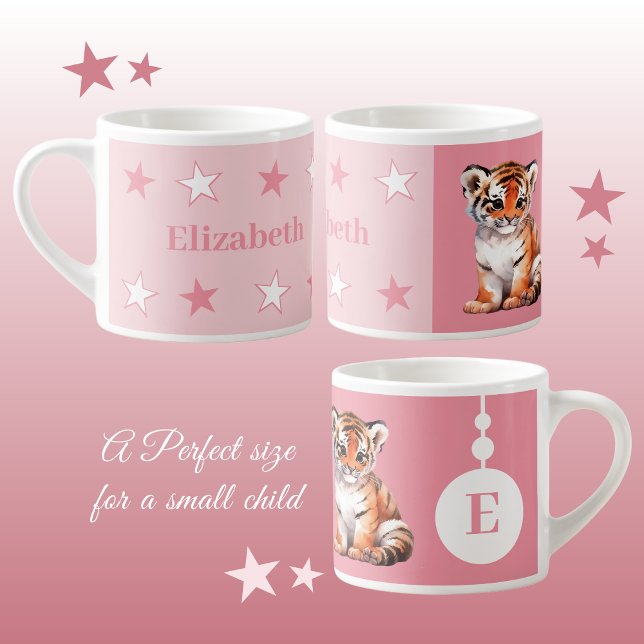 Taza De Espresso Canción de tigre infantil nombre personalizado ros (Subido por el creador)