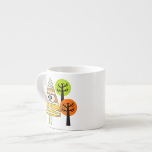 Taza De Espresso Candy Corn Mummy Halloween