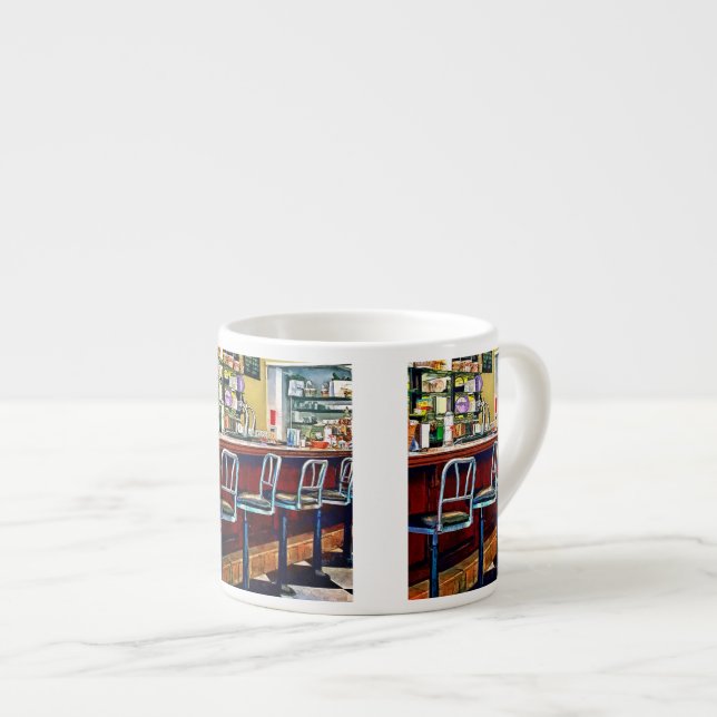 Taza De Espresso Candy Store con Fuente De Soda (Derecha)