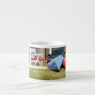 Taza De Espresso Canoas y kayaks por Shirley Taylor
