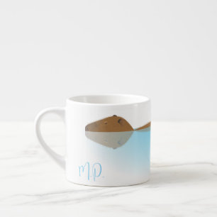 Taza De Espresso Capibara e Iniciales Espresso Mug