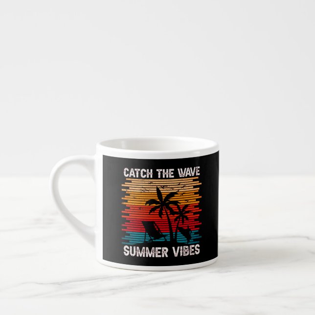 Taza De Espresso Captar Las Ondas De Verano (Izquierda)