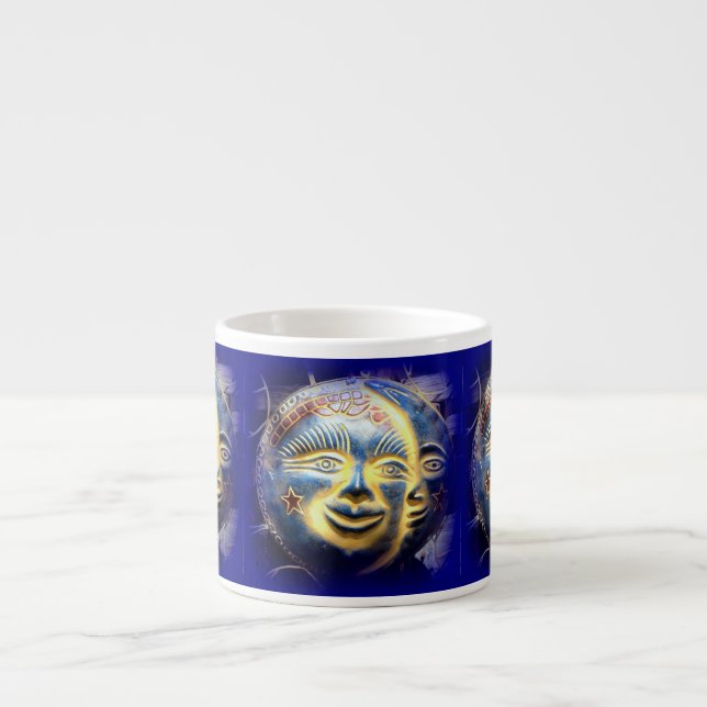Taza De Espresso cara de sol/ cara de luna espresso mug (Frente)