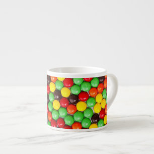 Taza De Espresso Caramelos coloridos