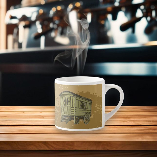 Taza De Espresso Caravana gitana (Subido por el creador)