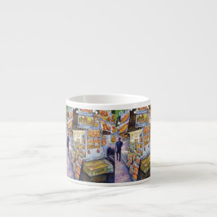 Taza De Espresso Carga de trabajo artística extraordinaria