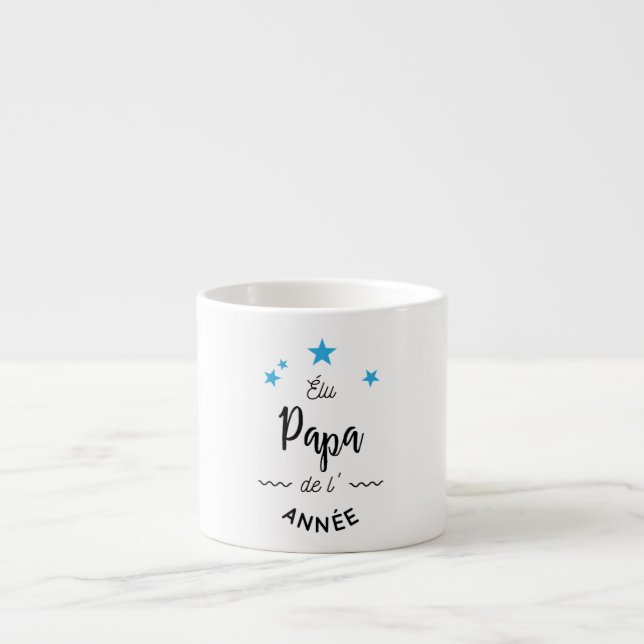 Taza De Espresso Cargo electo papá del année (Frente)