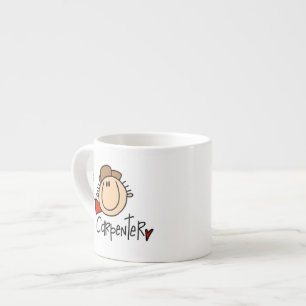 Taza De Espresso Carpintero masculino