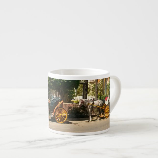 Taza De Espresso Carruaje de cuatro ruedas (Derecha)