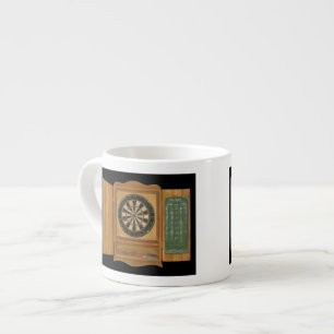 Taza De Espresso Cartel con puntuación de críquet