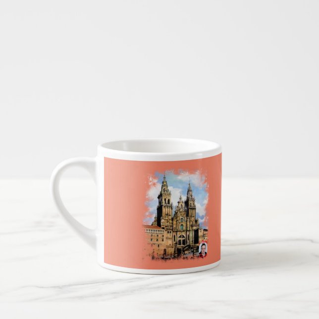 Taza De Espresso Catedral de Santiago de Compostela (Izquierda)
