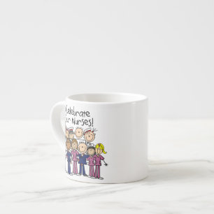 Taza De Espresso Celebre a nuestras enfermeras