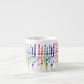 Taza De Espresso Células cañas y neurona bipolar de la retina