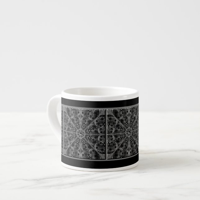 Taza De Espresso Ceramic Lace Black (Izquierda)