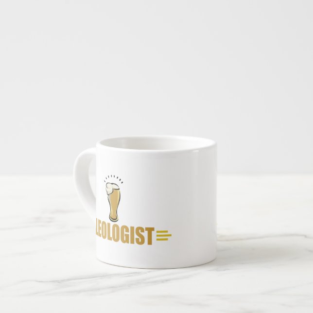 Taza De Espresso Cerveza Divertida (Izquierda)
