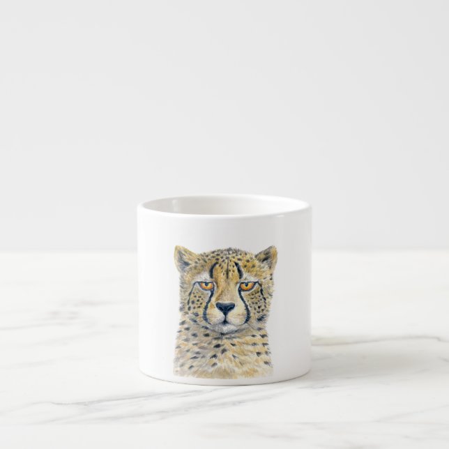 Taza De Espresso Cheetah (Frente)