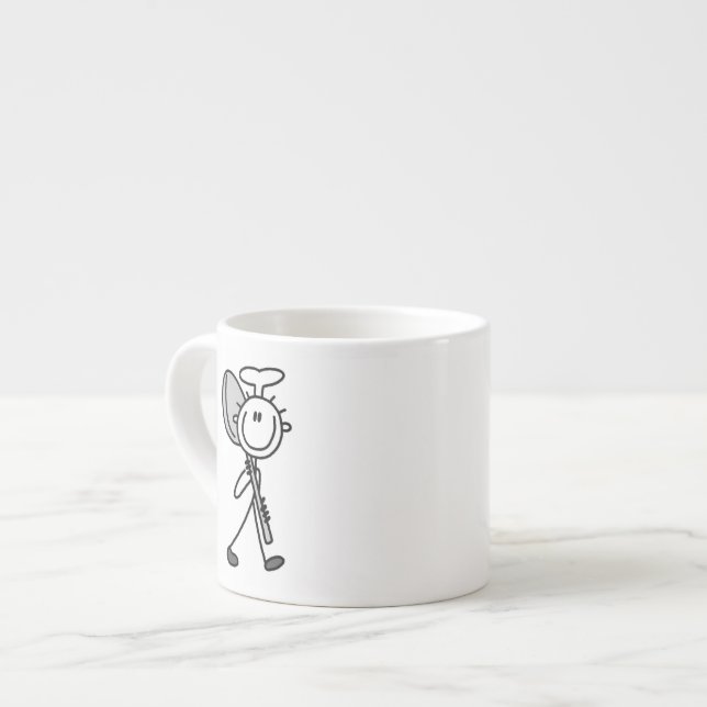 Taza De Espresso Chef Con Cuchara (Izquierda)
