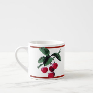 Taza De Espresso Cherries vintage
