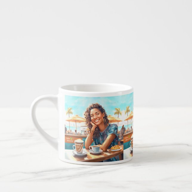 Taza De Espresso Chica con pausa para el café (Izquierda)