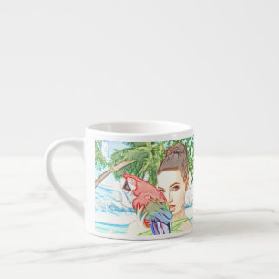 Taza De Espresso Chica con un loro