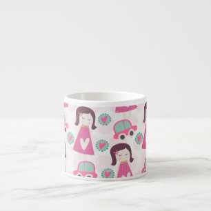 Taza De Espresso Chicas yendo a lugares