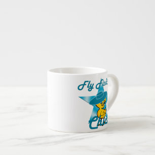 Taza De Espresso Chick de pesca de mosca #7