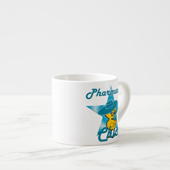 Taza De Espresso Chick Farmacéutico #7 (Derecha)