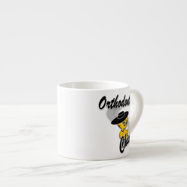 Taza De Espresso Chick ortodontista #4 (Derecha)