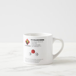 Taza De Espresso Chiste divertido Dihidrógeno Monóxido (H2O) Químic