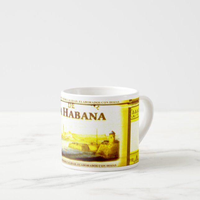 Taza De Espresso Cigarros cubanos | La Habana | Copa Espresso (Derecha)