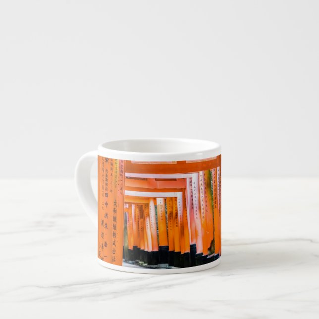 Taza De Espresso Cincuenta sombras de naranja - Senbon Torii, Kyoto (Izquierda)