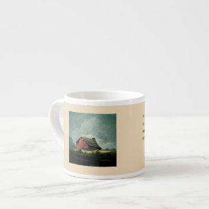 Taza De Espresso Cita de Buda: Ver el cambio disminuye el sufrimien