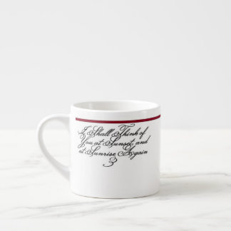 Taza De Espresso Cita de Dickinson - Amanecer, Atardecer
