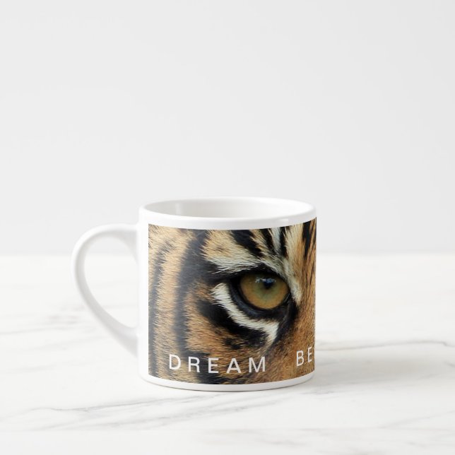 Taza De Espresso Cita de éxito de Espresso Mugs Sueño creer Alcanza (Izquierda)