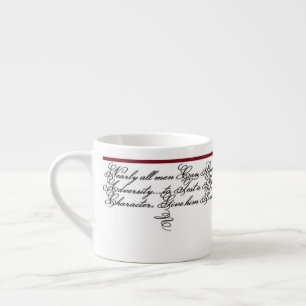 Taza De Espresso Cita de Lincoln - Poder estilo 90