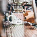 Taza De Espresso Cita de motivación positiva para el amor en vivo m<br><div class="desc">Cita de motivación positiva para el amor en vivo moderno</div>