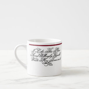 Taza De Espresso Cita de Shakespeare - Perdiendo el Tiempo
