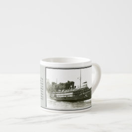 Taza De Espresso Ciudad de Cleveland III B&W espresso mug