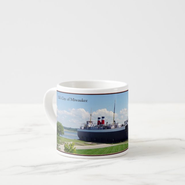 Taza De Espresso Ciudad de Milwaukee espresso mug (Izquierda)