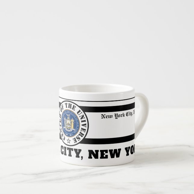 TAZA DE ESPRESSO CIUDAD DE NUEVA YORK, NY (COU) (Derecha)
