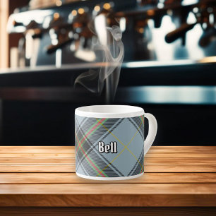 Taza De Espresso Clan Bell Tartan