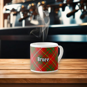 Taza De Espresso Clan Bruce Tartan