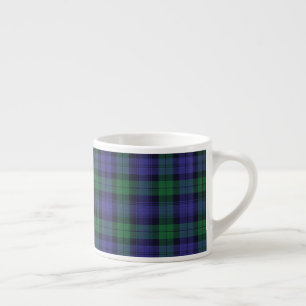 Taza De Espresso Clan Campbell Black Watch Scottish Tartán