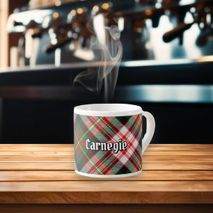 Taza De Espresso Clan Carnegie Dress Tartan
