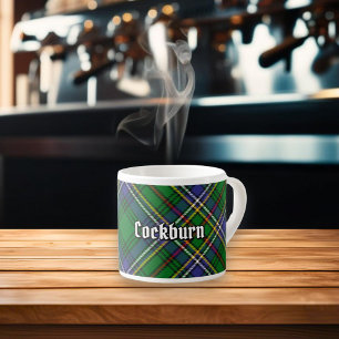 Taza De Espresso Clan Cockburn Tartan