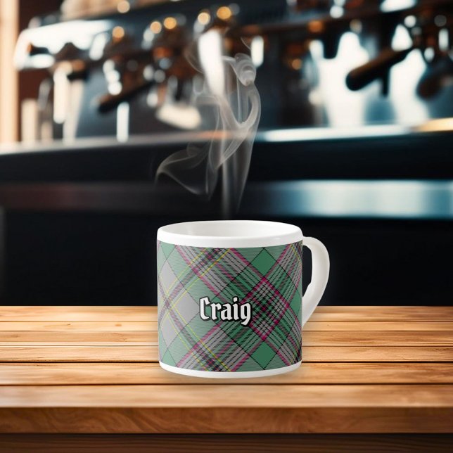 Taza De Espresso Clan Craig Tartan Espresso Cup (Subido por el creador)