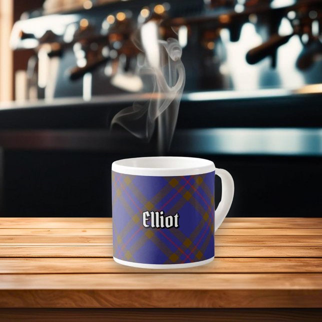 Taza De Espresso Clan Elliot Modern Tartan Espresso Cup (Subido por el creador)