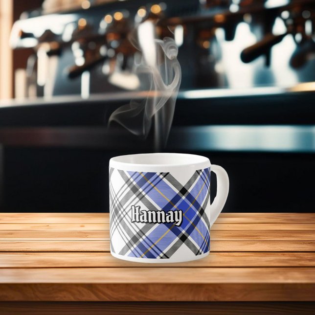Taza De Espresso Clan Hannay Tartan (Subido por el creador)
