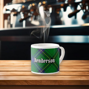 Taza De Espresso Clan Henderson Tartan